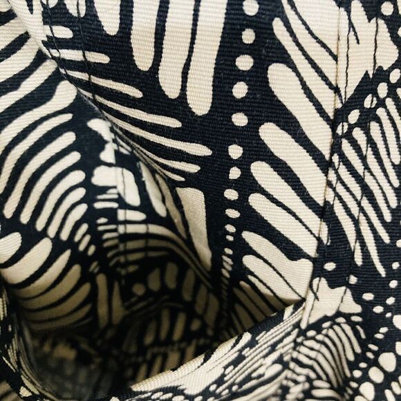 Ruby Rd. Sz 12 Geometric Design w Beading Neckline Brown & Tan Jacket 3/4 Sleeve - Picture 9 of 11